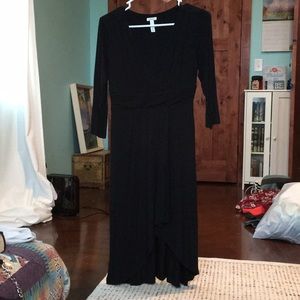 Black maxi dress